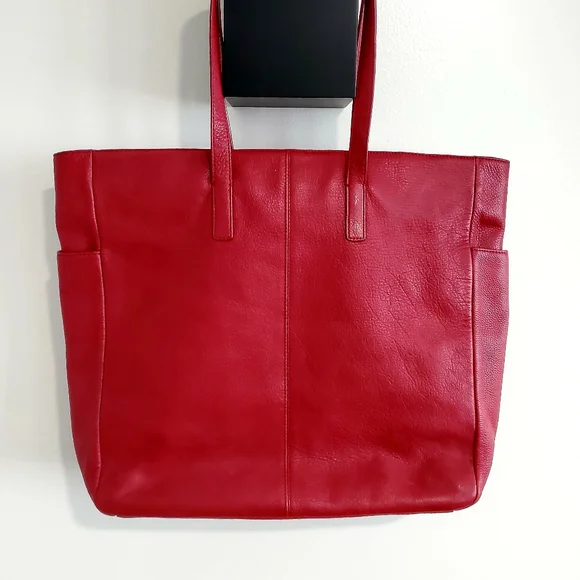 Express Design Studio Large Leather Tote - Picture 1 of 7